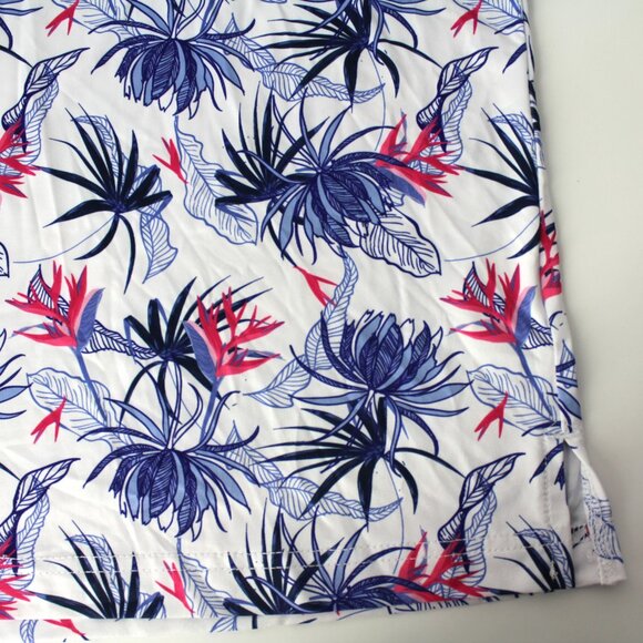 TailorByrd men's polo floral shirt top size 2XL XXL performance golf SPF 30 - Picture 6 of 10